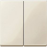 Лицевая панель Schneider Electric Merten System M для 2-кл. выключателя бежевый картинка